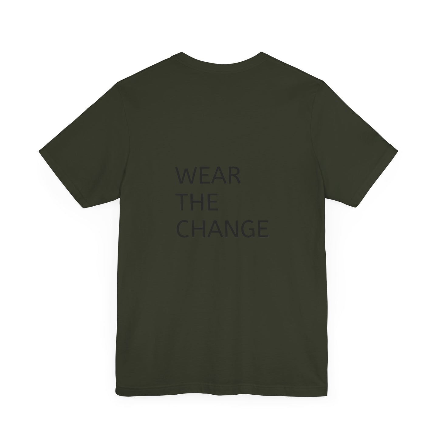 Unisex Jersey Tee - Wear the Change Graphic Shirt for Global Unity