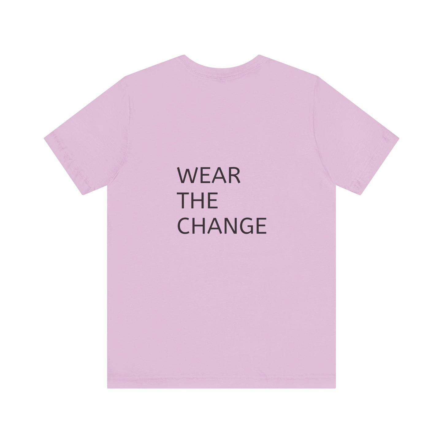 Unisex Jersey Tee - Wear the Change Graphic Shirt for Global Unity